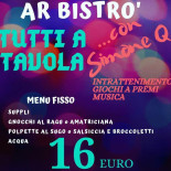 Tutti A Tavola Ar Bistro menu