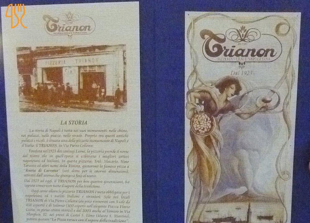 Pizzeria Trianon Carte