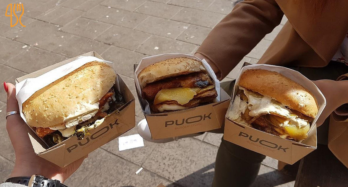 Puok (vomero) Comida