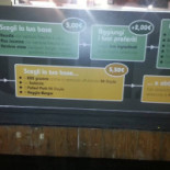 Mae West Beach Burger Carte