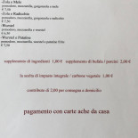 Buona Pizza menu