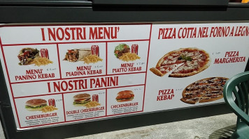 Haroon Pizza E Kebap menu