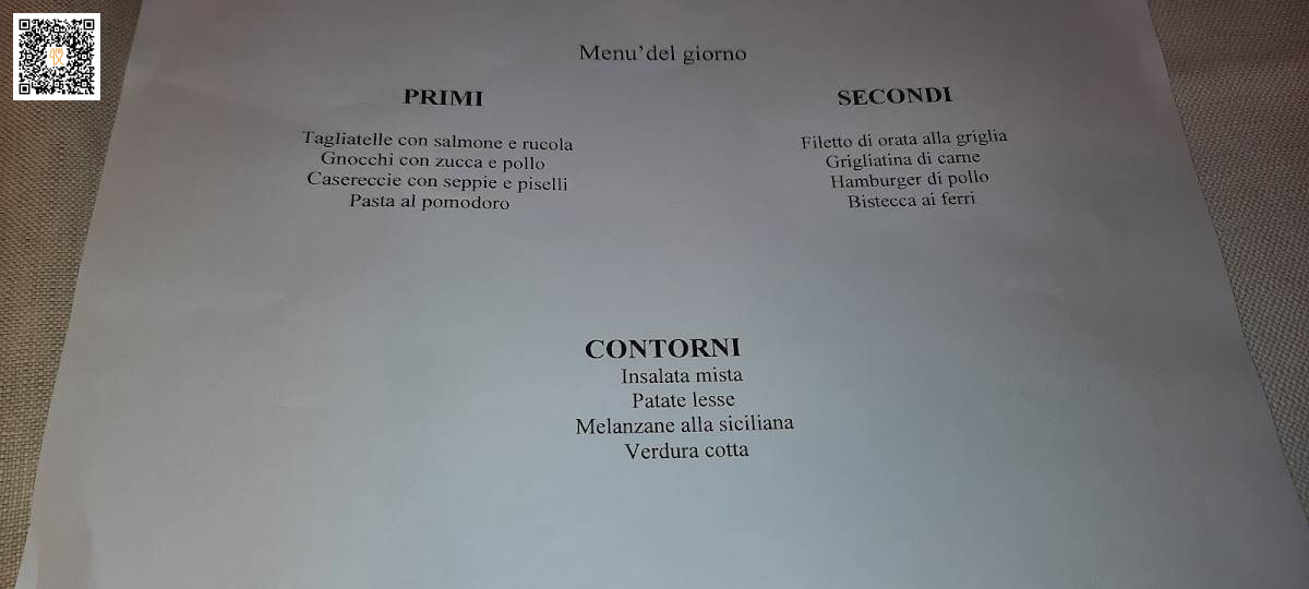 Gli Ingordi Pizzeria Speisekarte