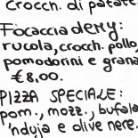Pizzeria San Carlo Opera Carte