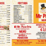Mr. Pizza menu