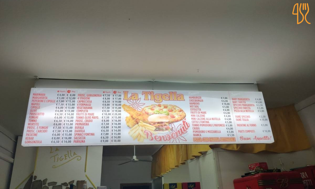 La Tigella Carte