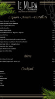 Le Mura menu