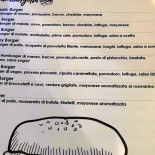 Bites menu