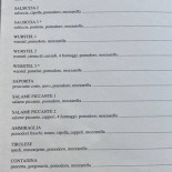 Pizzarda menu