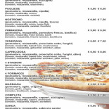 Fuori Orario menu