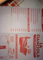 La Cianciola Pizzeria (benny's) menu