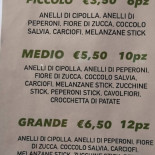 La Capannina Carta