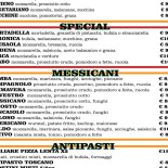 Pizza Lesta menu