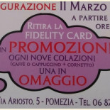 Caffe' Ariosto Carta