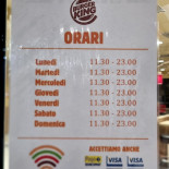 Burger King Carte