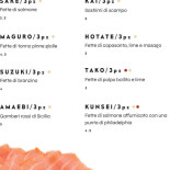 Banshi Sushi Pordenone Carte
