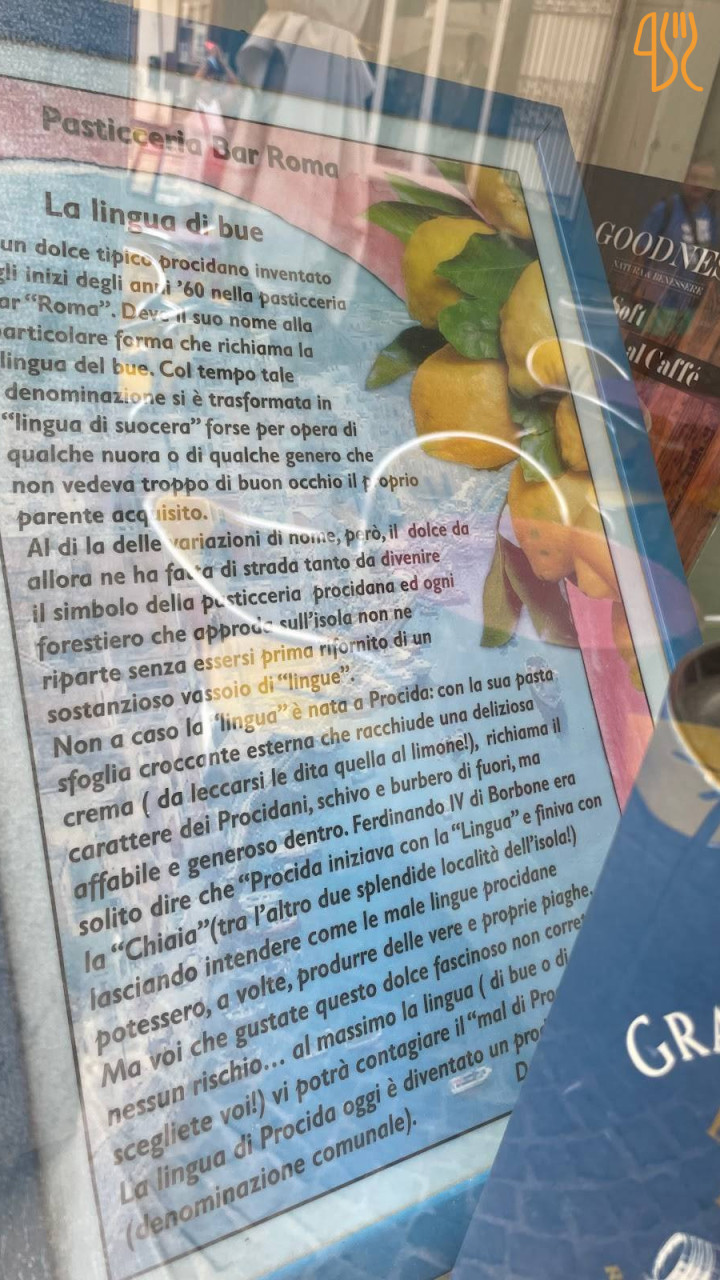 Roma Speisekarte