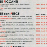 Pizza Vizzi Carte