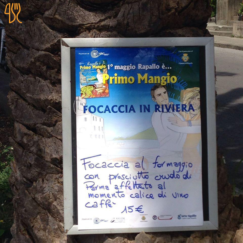 Focaccia In Riviera Carte