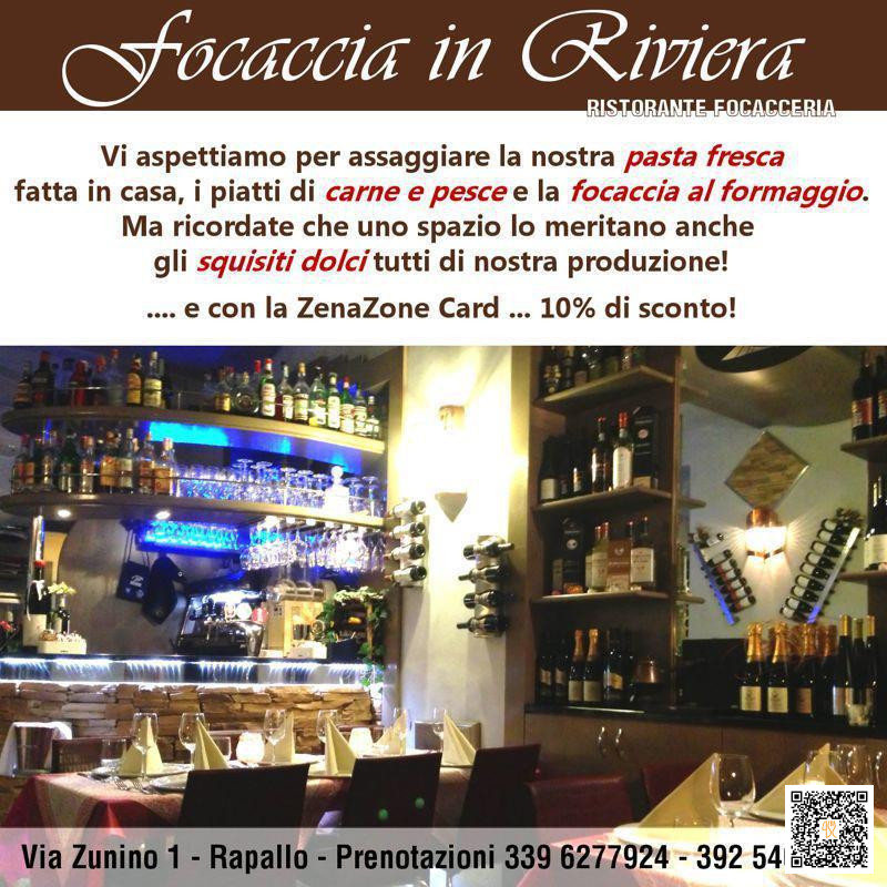 Focaccia In Riviera Carte