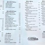 Osteria 18 Carta
