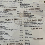 Grano Trattoria menu