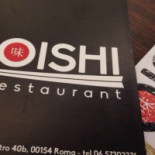 Oishi Sushi Carta