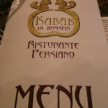 Kebab Iranian Carte