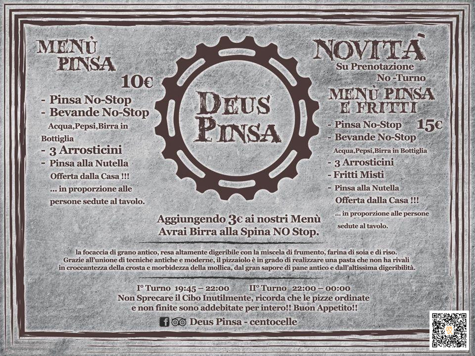 Deus Pinsa Centocelle Carta
