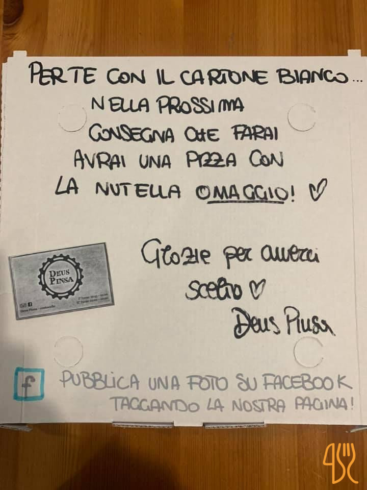 Deus Pinsa Centocelle Carta