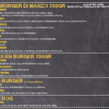 Gold Burger Carte