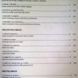 Da Trani Rome menu