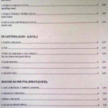 Da Trani Rome menu
