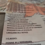 Menchetti Sansepolcro menu