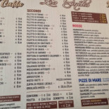 Zio Emilio menu