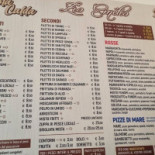 Zio Emilio menu