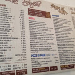Zio Emilio menu