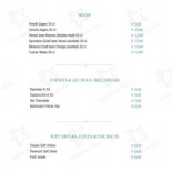 Oltremare Lounge Carta