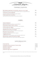 Casa Del Frullato menu
