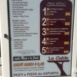 La Cialda menu
