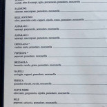 Pizzarda menu