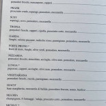 Pizzarda menu