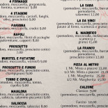 Da Saba Pizza Scandicci menu