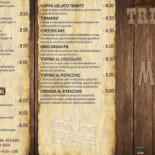 Trinity Burger Pub Carte