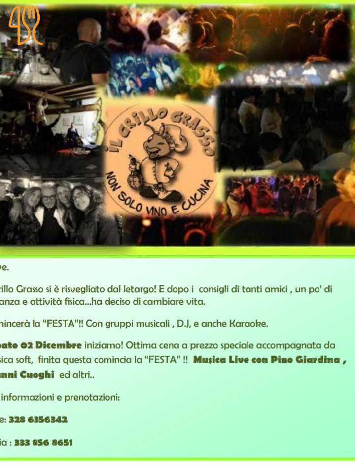 Grillo Grasso Carte