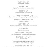 Speakeasy American Carte