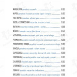 La Risacca Menu