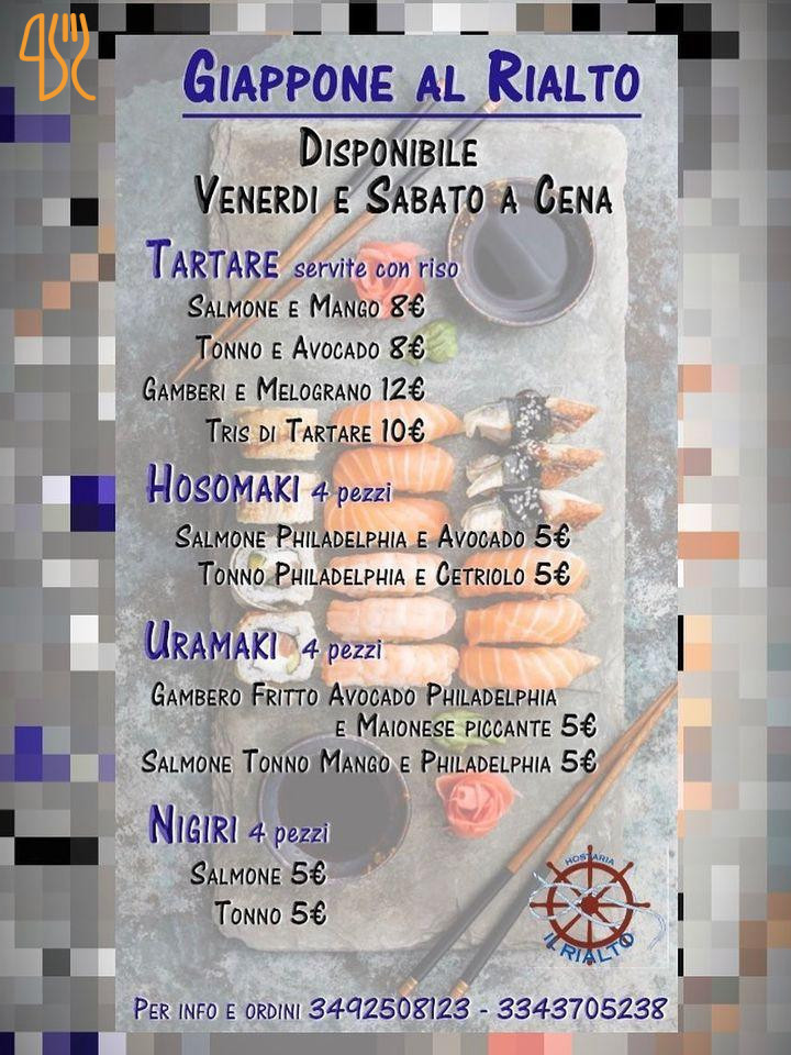 Hostaria Il Rialto Carte