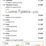 Tokyo menu