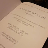 Tokyo menu